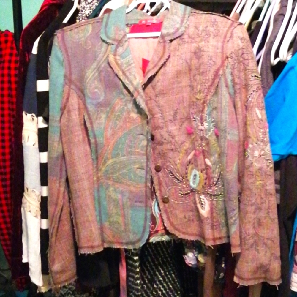 Funky Stitchy Jacket/Blazer by Derfry (like new)